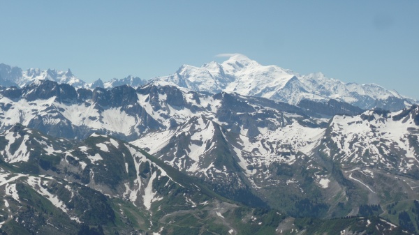 Mont Blanc depuis le Mont de Grange
