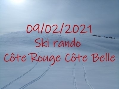 20210209 Vignette Ski rando Cote Rouge et Belle