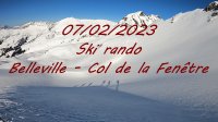 20230207 miniature Ski rando Col de la Fenêtre